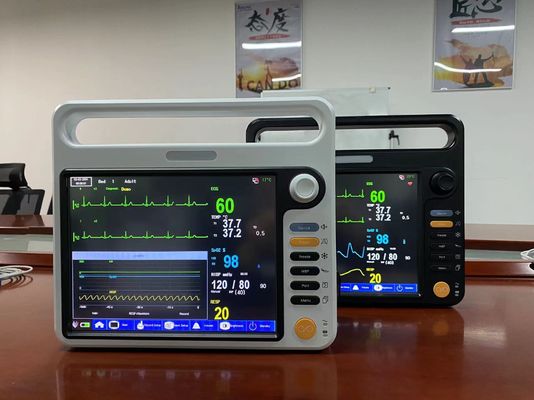 ECG SPO2 NIBP Monitor portatile del paziente per segni vitali ospedalieri