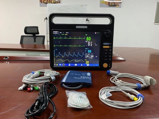 ECG Medical Portable Patient Monitor Multi Para Per Neonato Bambino Adulto