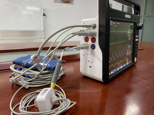 Monitor multilingue dei segni vitali con ecg per neonati pediatrici