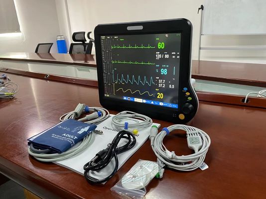 Macchina portatile di monitoraggio dei segni vitali con ECG SPO2 NIBP Temp