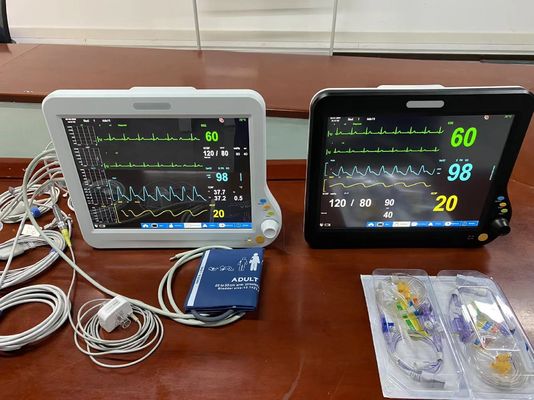 Dispositivi di monitoraggio fisiologico cardiaco con schermo touch da 15 pollici