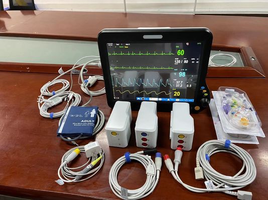 Ambulanza medica segni vitali monitor multilingue con schermo da 15 pollici OEM