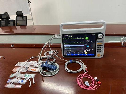 ECG SPO2 NIBP 2Temp Neonate Patient Monitor con schermo multilingue da 12,1 pollici