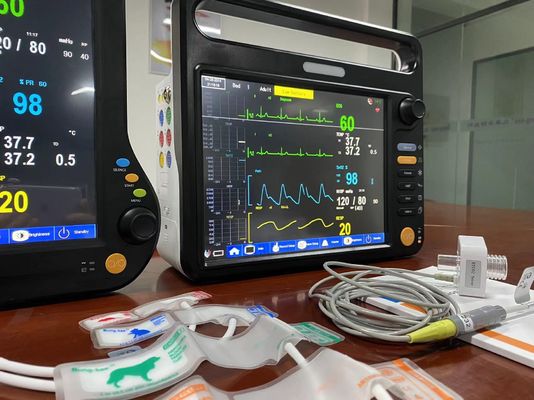 Monitor multilingue veterinario multiparametro da 12,1 pollici OEM ODM