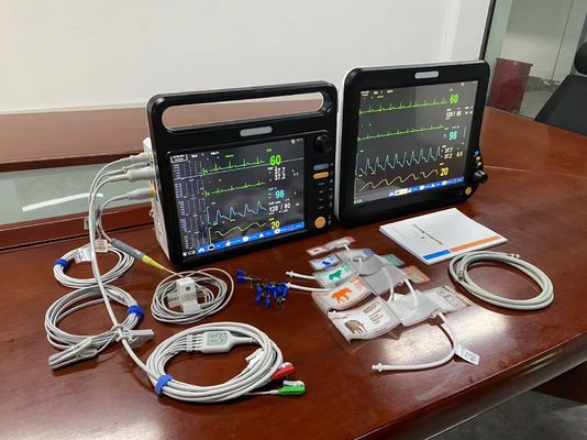 Monitor portatili per chirurgia veterinaria, 12,1 pollici per segni vitali veterinari.