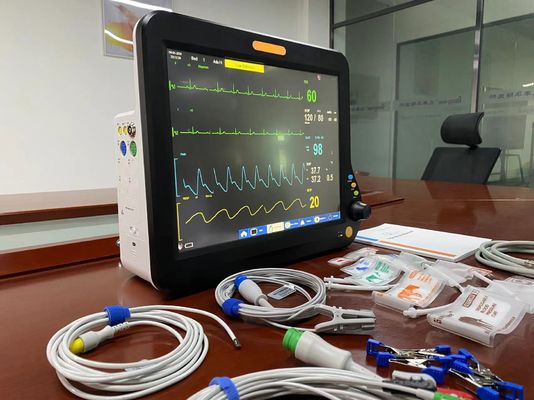 15 pollici veterinario segni vitali Monitor Machine Multi Parameter per la diagnosi degli animali