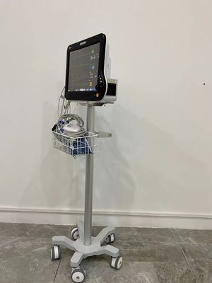 Aviazione medica Matieral di alluminio del carrello del monitor delle ruote silenziose a 3 pollici del neonato