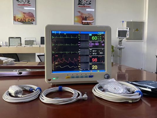 Monitor paziente multi parametro portatile con ECG SPO2 NIBP e misurazione della temperatura