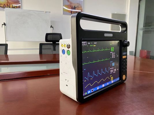 ECG SPO2 NIBP Monitor portatile del paziente per segni vitali ospedalieri