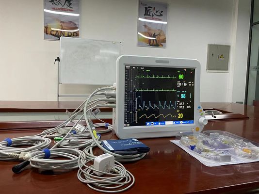 Macchina di monitoraggio dei pazienti di emergenza con ECG NIBP SPO2