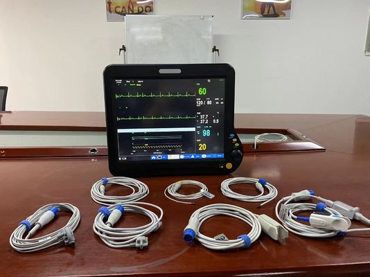 15&quot; Neonatal Cardiac Monitor, Portable Multipara Monitor con Etco2