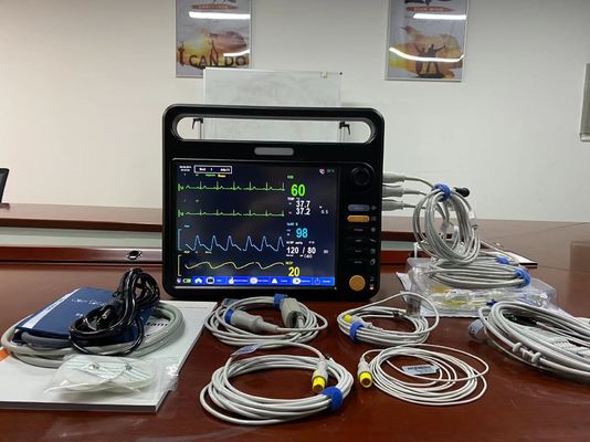 Macchina di monitoraggio vitale ospedaliera modulare multilingue con display da 12,1&quot;