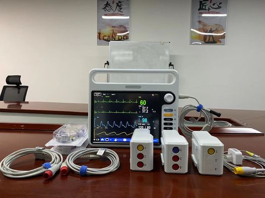 Equipaggiamento modulare per il monitoraggio dei pazienti ospedalieri multilingue con ECG NIBP SPO2