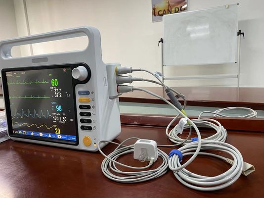 Ospedaliere monitor elettronici di segni vitali 12,1 pollici per il monitoraggio cardiaco in terapia intensiva