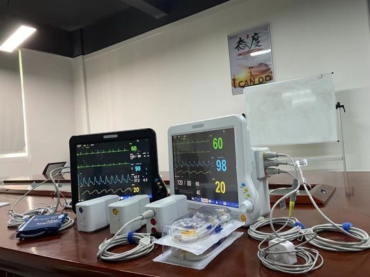 ICU Cardiaco Modulare Monitor del Paziente Portatile Multi Parametro Multilingue