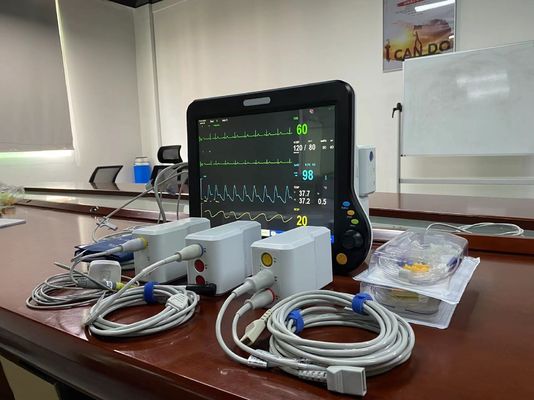 15&quot; Multi Parameter Modular Patient Monitor Anti ESU Anti Defibrillatore