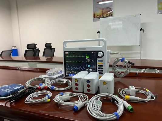 Ospedaliere monitor elettronici di segni vitali 12,1 pollici per il monitoraggio cardiaco in terapia intensiva