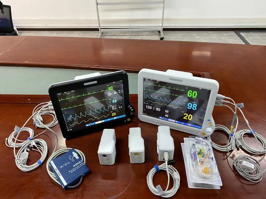 Monitor portatile modulare Etco2, ICU Monitor di segni vitali per operazioni diagnostiche