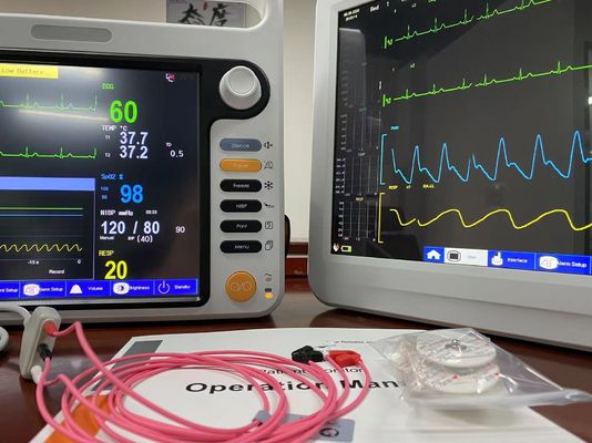 Monitore cardiaco neonatale con 3 condotte ECG NIBP SPO2