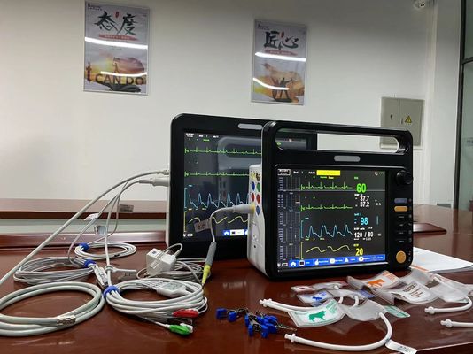 Monitore multilingue veterinario multiparametrico con ECG NIBP SPO2 2Temp