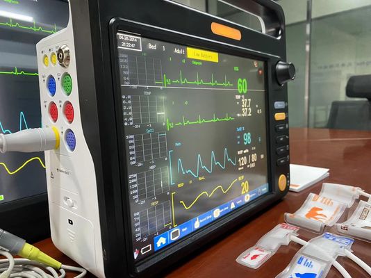 ECG NIBP SPO2 Monitor veterinario multiparametro portatile per paziente animale