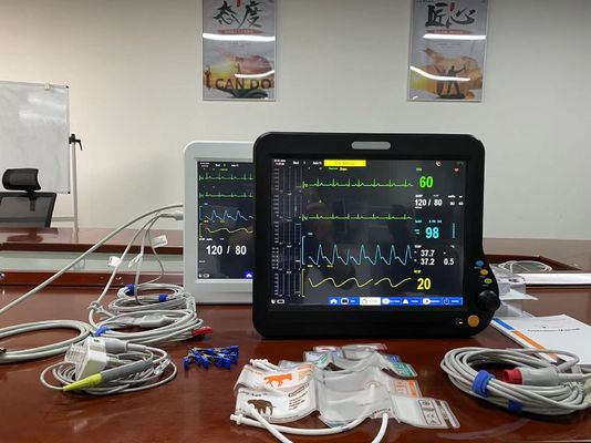 Equipaggiamento di monitoraggio dei segni vitali da 15 pollici Multiparametro per paziente veterinario