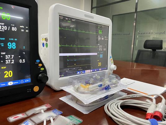 Macchina per segni vitali digitali veterinari con ECG NIBP SPO2 2 Temp Standard