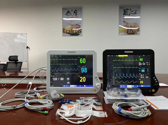 Monitor medico veterinario multiparametrico con ECG SPO2 2Temp
