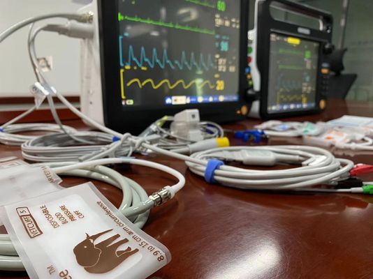2Temp Resp Monitor veterinario multiparametro Multi linguaggio per la diagnosi chirurgica