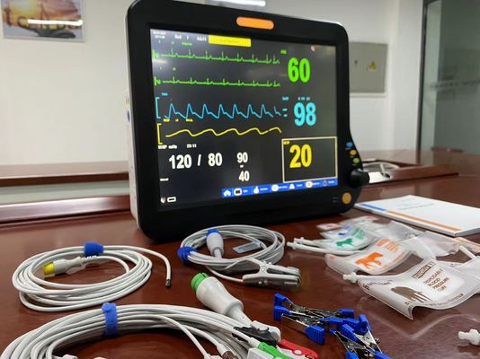 Monitor multiparametrico veterinario da 15 pollici per animali