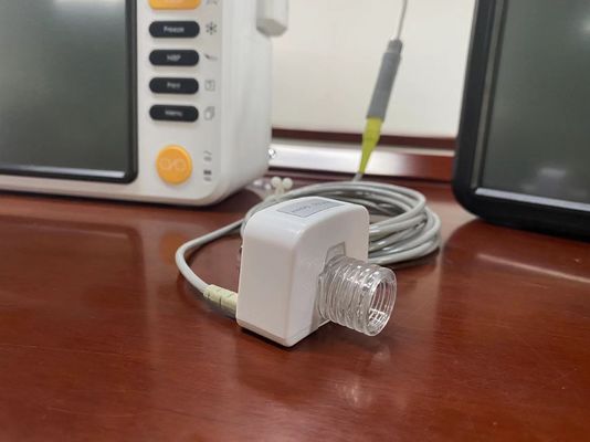 Materiale di plastica Sensore di CO2 di fine marea per monitor cardiaco in terapia intensiva