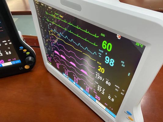 Monitor paziente di anestesia portatile, multi monitor cardiaco di parametro ICU