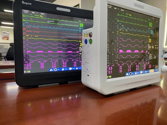 Monitor cardiaco portatile di ICU, monitor paziente di multi parametro di anestesia