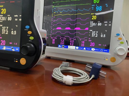 Monitor cardiaco della corrente principale ICU, monitor paziente di multi parametro di anestesia