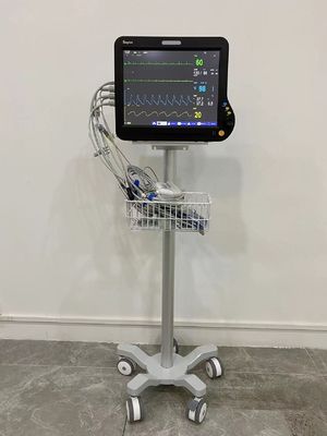Carrello modulare del monitor paziente delle ruote silenziose a 3 pollici con aviazione Matieral di alluminio