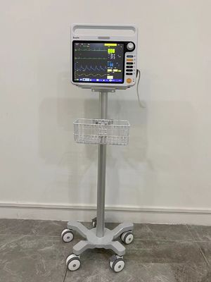 Carrello modulare del monitor paziente delle ruote silenziose a 3 pollici con aviazione Matieral di alluminio