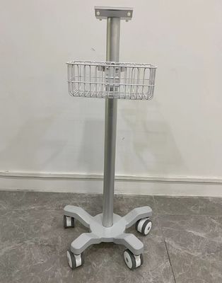 Aviazione medica Matieral di alluminio del carrello del monitor delle ruote silenziose a 3 pollici del neonato