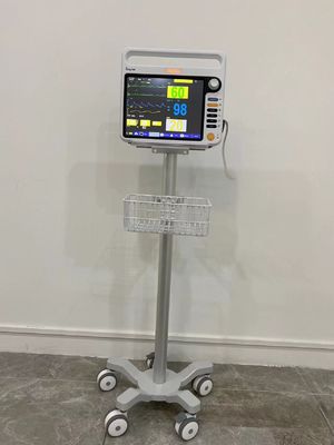 Carrello medico portatile di alluminio del monitor di Matieral di aviazione con le ruote silenziose a 3 pollici