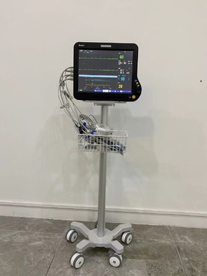 carrello cardiaco del monitor paziente di 800-1020mm con le ruote silenziose a 3 pollici