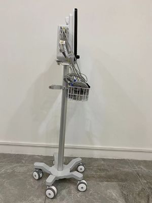 Carrello modulare del monitor paziente delle ruote silenziose a 3 pollici con aviazione Matieral di alluminio