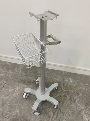 Carrello modulare del monitor paziente delle ruote silenziose a 3 pollici con aviazione Matieral di alluminio