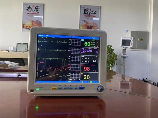 Monitor paziente portatile multiparametro LCD a 12,1 pollici TFT con EtCO2 ECG SPO2 NIBP