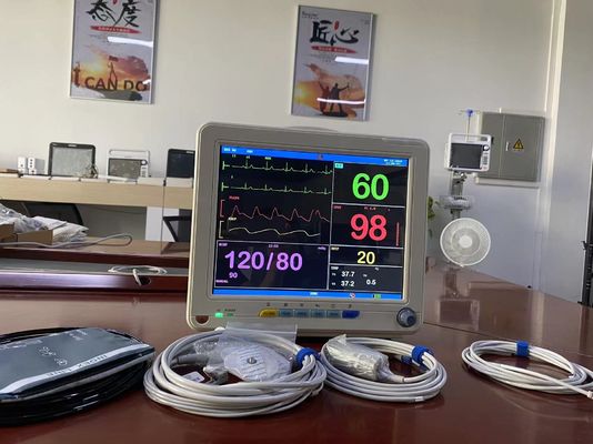Dispositivi di monitoraggio medico portatili con monitor dei segni vitali con schermo LCD TFT da 12,1 pollici