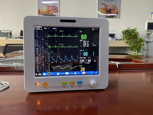 Multi alta precisione a 8,4 pollici portatile del monitor paziente di parametro per gli impiegati di EtCO2 ECG SPO2 NIBP