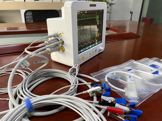 Monitor di parametro veterinario a 8,4 pollici di TFT LCD multi con gli impiegati di EtCO2 ECG SPO2 NIBP