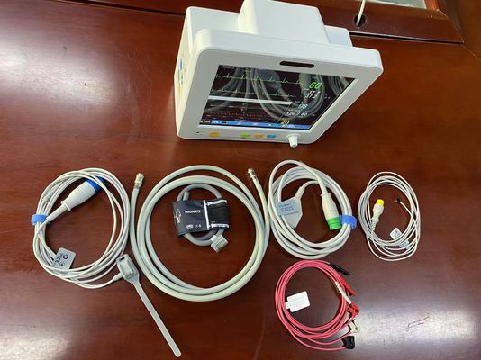 Monitor paziente del neonato leggero, ECG SPO2 NIBP Vital Signs Monitors portatile temporaneo