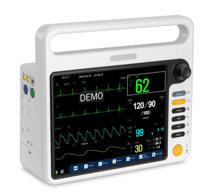 12Monitor cardiaci multiparametri da 1 pollice con funzione compatibile HL7, OEM/SKD accettati